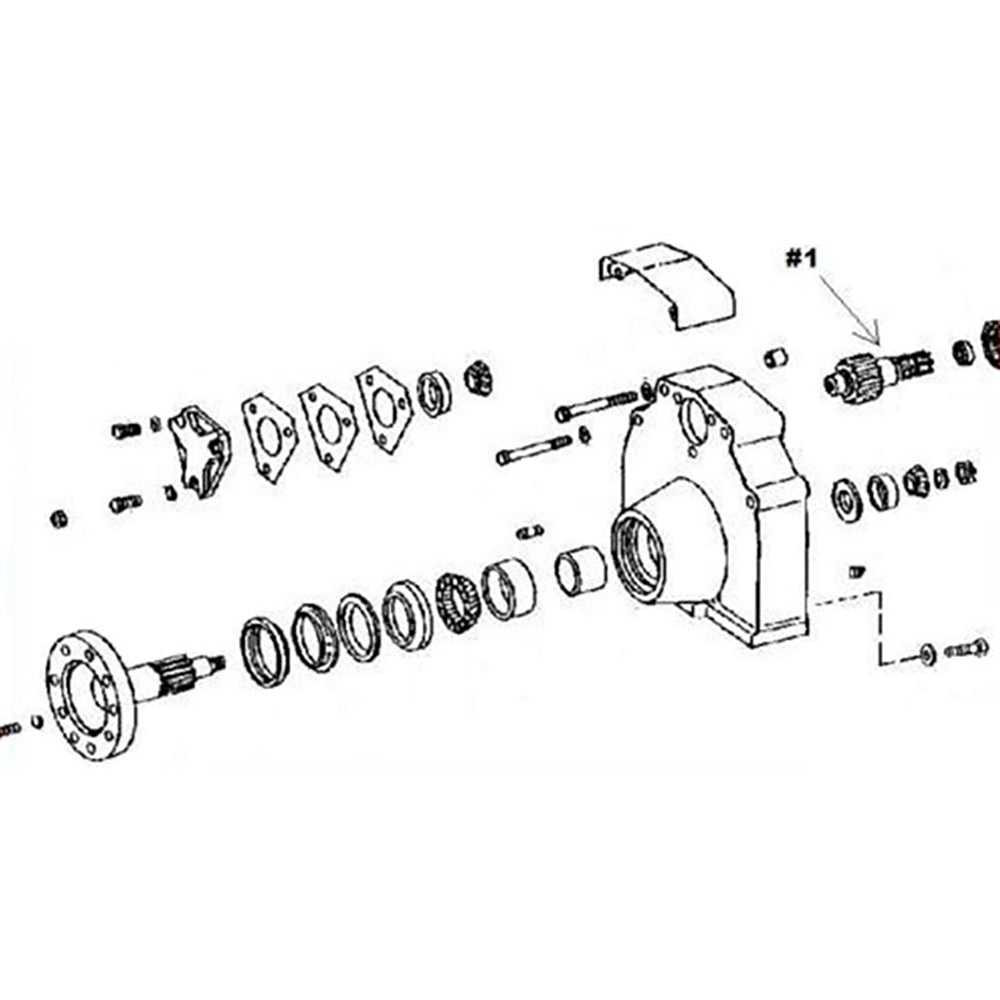 Bull Pinion Fits John Deere Replaces T40859