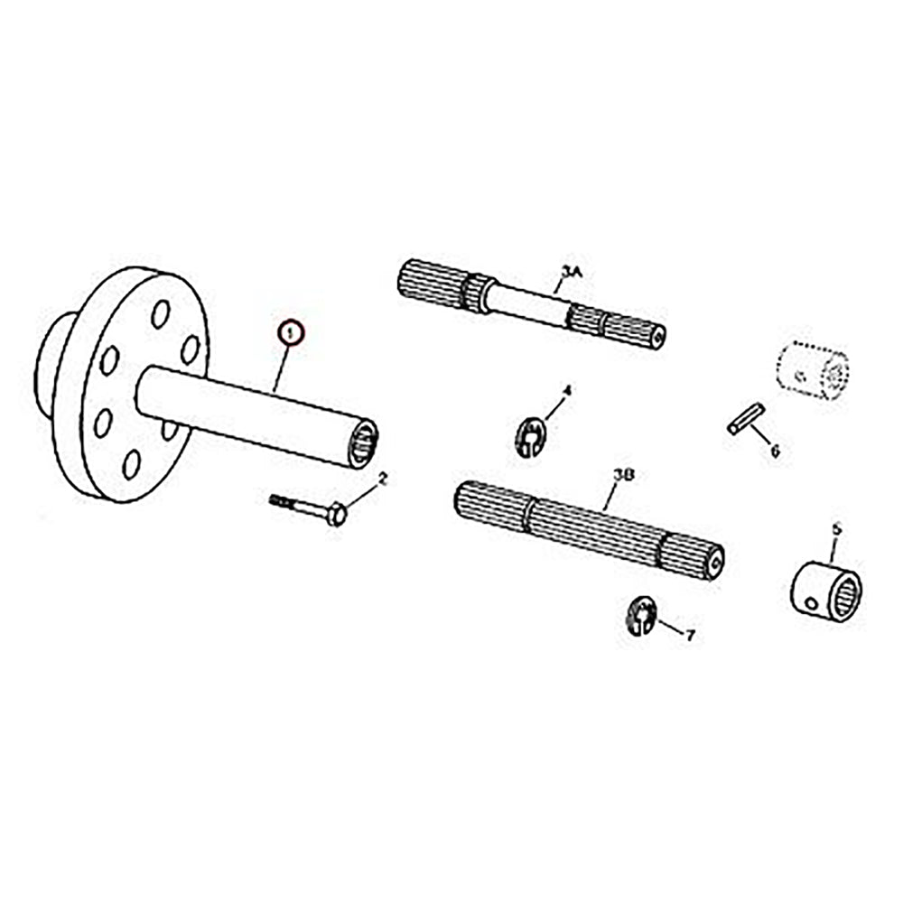 Hydraulic Pump Drive Hub Fits John Deere Replaces T42183
