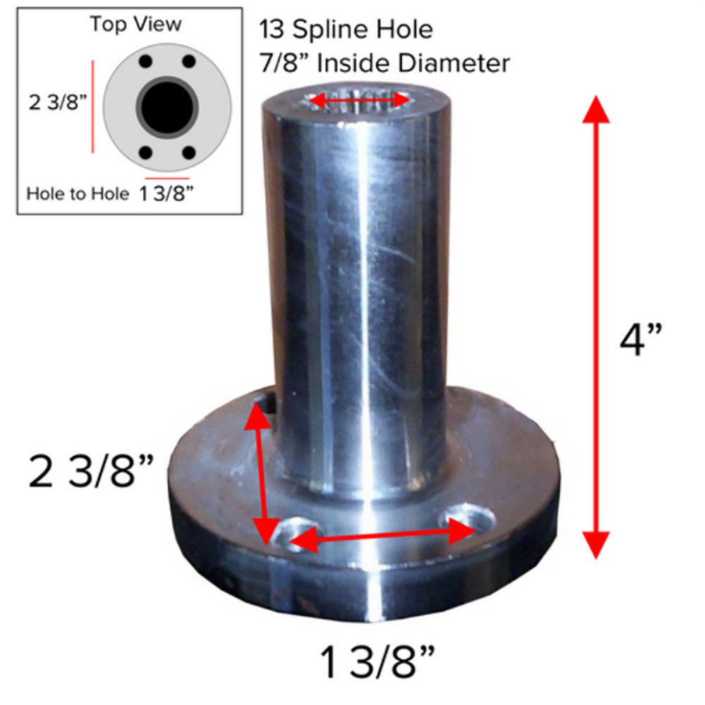 Hydraulic Pump Drive Hub Fits John Deere Replaces T42183