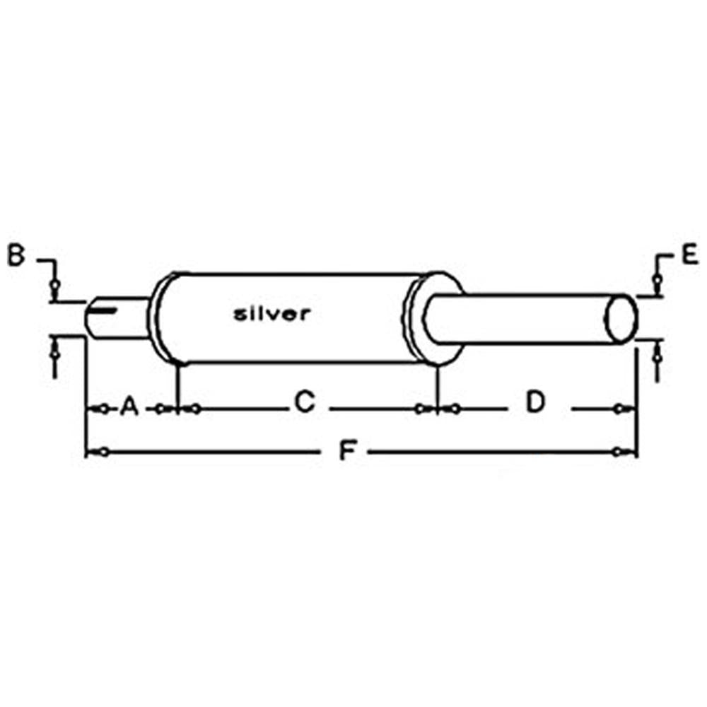 A24103 Muffler Fits Case 930 930CK 940 1030 Tractors