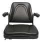A-T500BL Black Universal Seat - Fits Allis Chalmers; Fits Bobcat; Fits Case