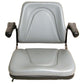 Gray Universal Tractor Seat With Arms Fits Kubota Skid Steer Fits Bobcat