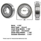 T53781 Round Bore Disc Bearing Fits Case/International Harvester F21 F21H 65
