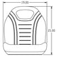 Yellow Seat Fits John Deere 3120 3520 4310 4510 4610 4720 Replaces LVA12909