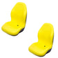Yellow Vinyl High Back Seat  Fits John Deere Replaces AM103226