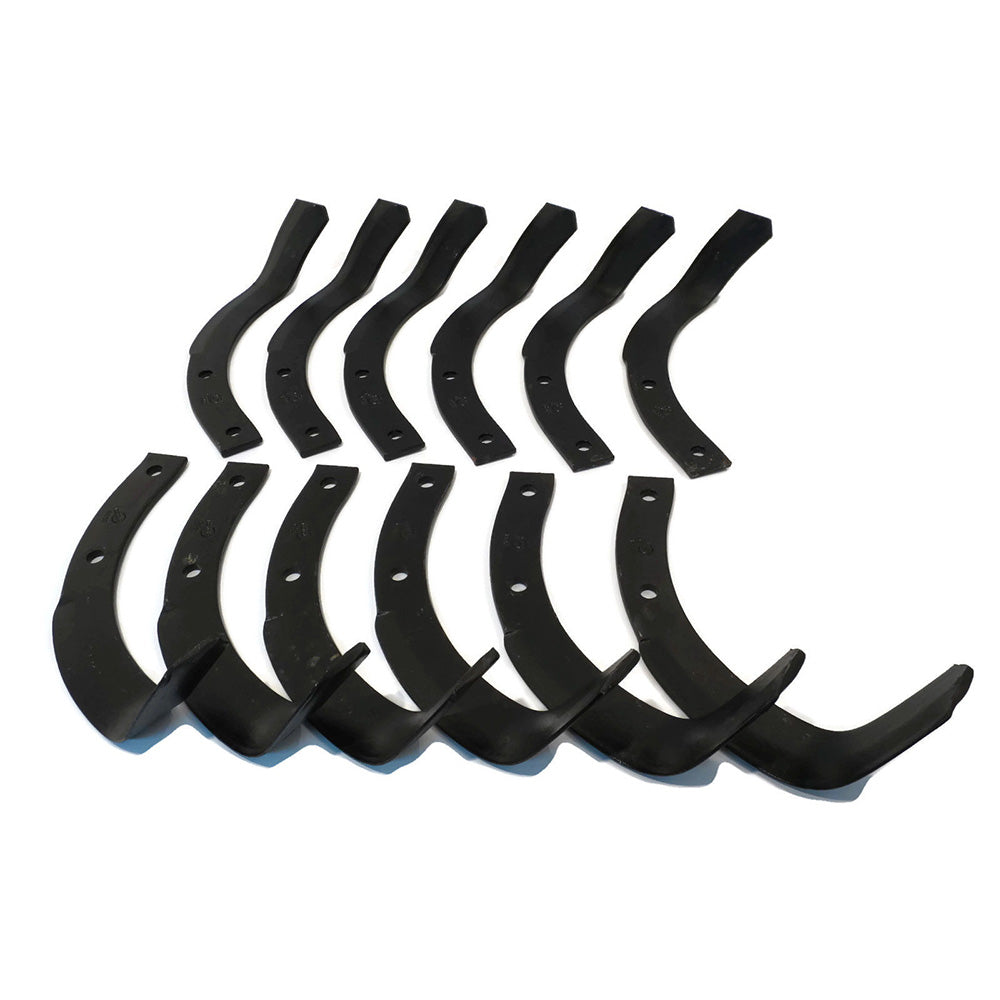 12 pc Tiller Tine Set Fits Honda Replaces 72461-723-700