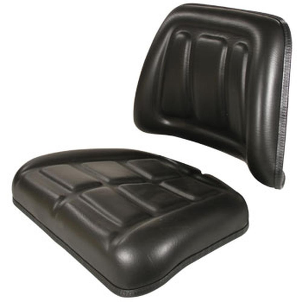Black Seat Cushion Set Fits Massey Ferguson Replaces 1907116M1