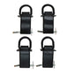 SPDRx4 Heavy Duty Adjustable Trailer Stake Pocket D Ring- 4 pack Fits Universal