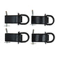 SPDRx4 Heavy Duty Adjustable Trailer Stake Pocket D Ring- 4 pack Fits Universal