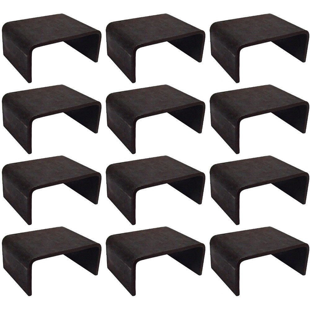 (12) Truck Trailer Hauler Board Holder 2x4 Weld-on 6 Gauge Steel Stake Pocket