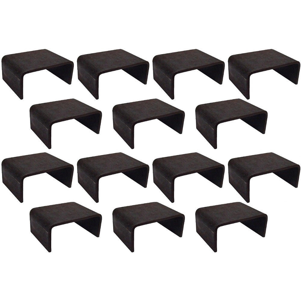 (14) Weldable Stake Pocket Board Holders 6 Gauge Steel for Haulers Flatbed Truck
