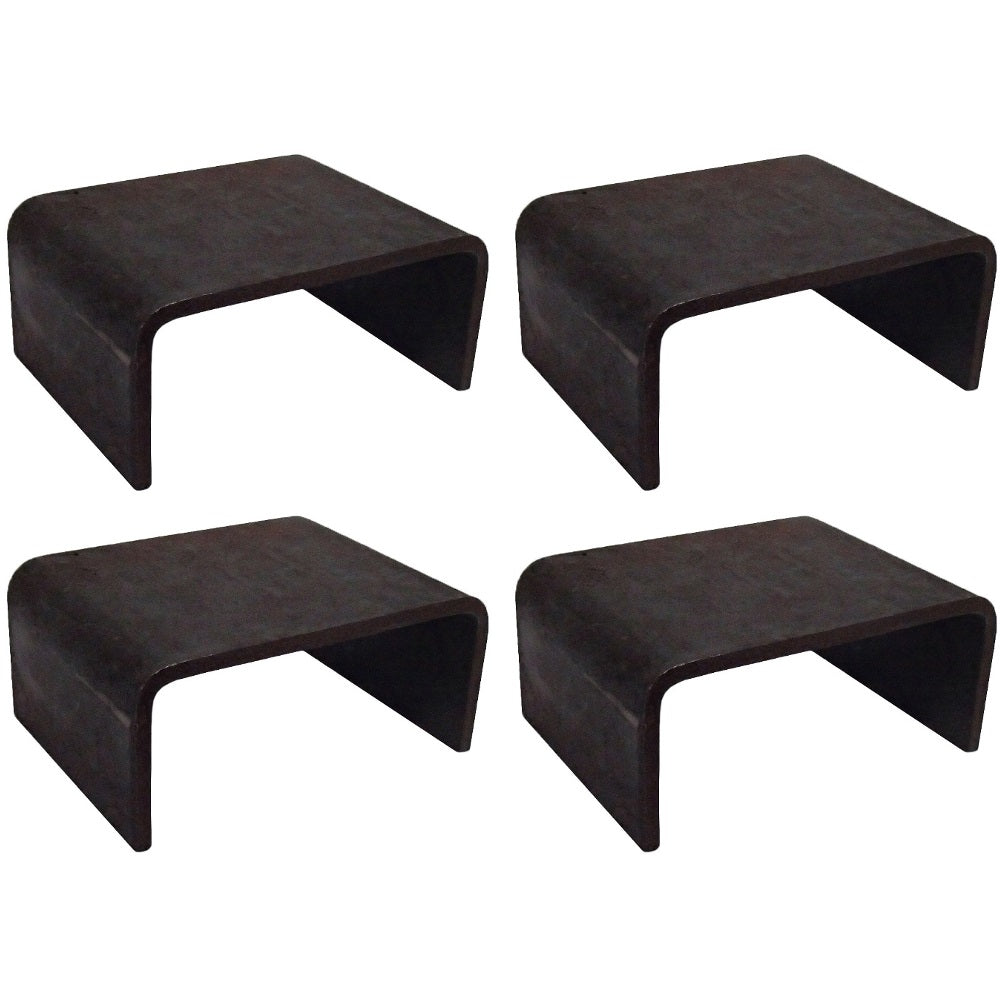 (4) Utility Heavy Duty Stake Steel Truck Trailer Pockets 6ga Weld-On 1000103