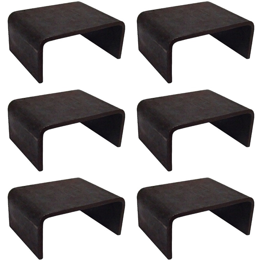 1000103 Six (6) Weld-on 6ga Steel Utility Stake Pockets Heavy Duty Truck Trailer