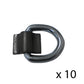 10 3/8" D Ring 5000# Weld On for ATV Motorcycle Rope Tie Trailer Truck