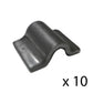 10 3/8" D Ring 5000# Weld On for ATV Motorcycle Rope Tie Trailer Truck