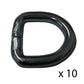 Qty 10: 3/8" Weld On D-Ring Fits Universal Products Replaces 10WR15