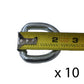 10 3/8" D Ring 5000# Weld On for ATV Motorcycle Rope Tie Trailer Truck