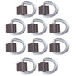Qty 10: 3/8" Weld On D-Ring Fits Universal Products Replaces 10WR15