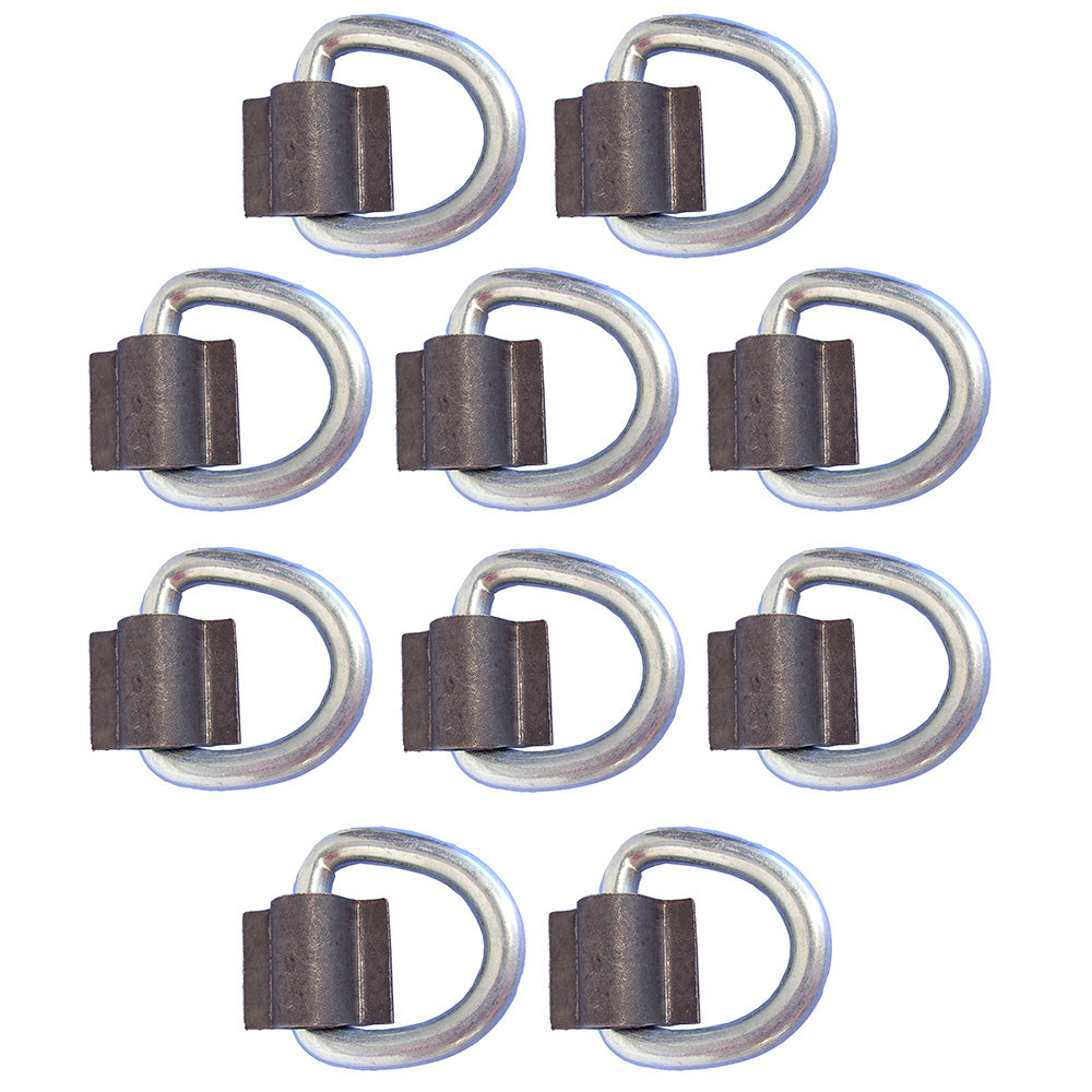 10 3/8" D Ring 5000# Weld On for ATV Motorcycle Rope Tie Trailer Truck