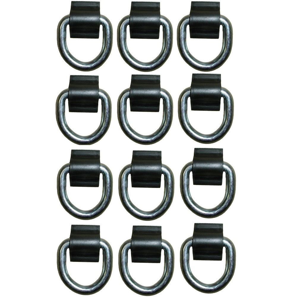 Qty 12: 3/8" Weld On D-Ring Fits Universal Products Replaces 10WR15