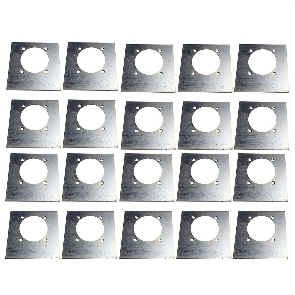 Qty 20: Recessed D-Ring Mounting Plate Fits Universal Products Replaces DRP5MP
