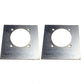 2 - RECESSED BACKING PLATE MOUNTING PLATES f D RING PLATE TIE DOWN ROPE D RINGS