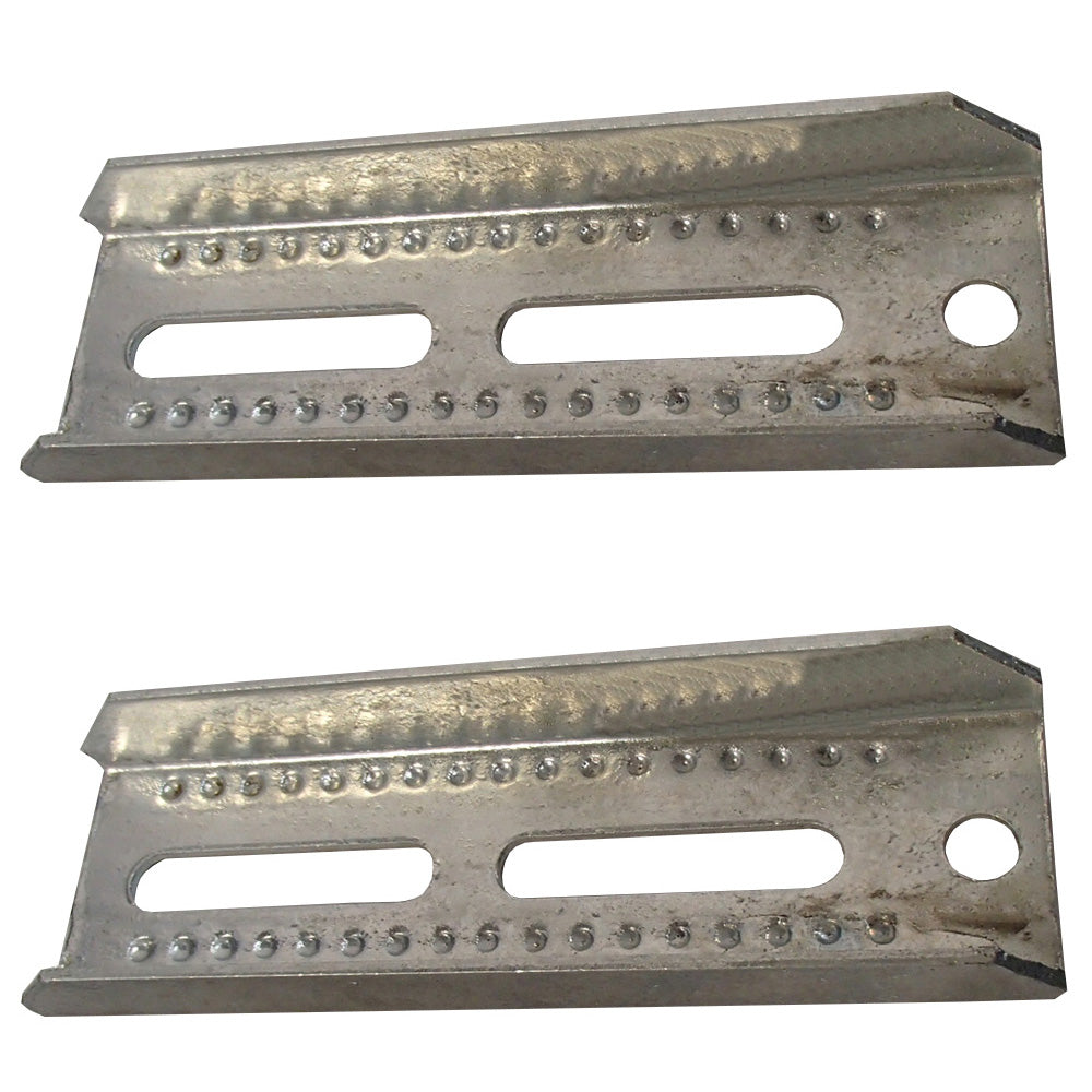 Two Boat Trailer Bunk Upright Brackets Galvanized Steel 8" Long 2.50" Wide