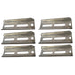 Six Galvanized Steel Upright Brackets Boat Trailer Bunk Board 8" Long 2.50" Wide