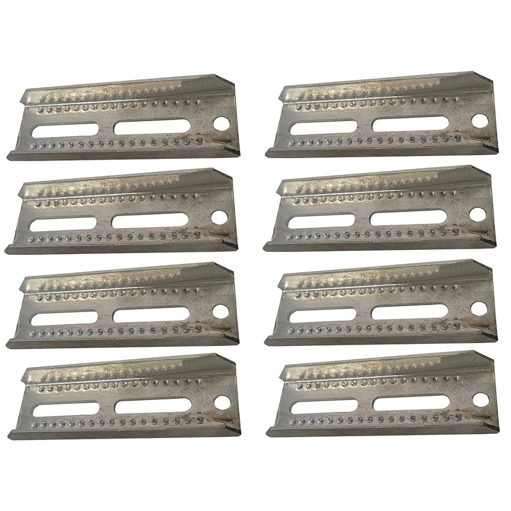 Set of 8 Double-Slotted Bolster Brackets for Boat Trailers 8" Long 2.50" Wide