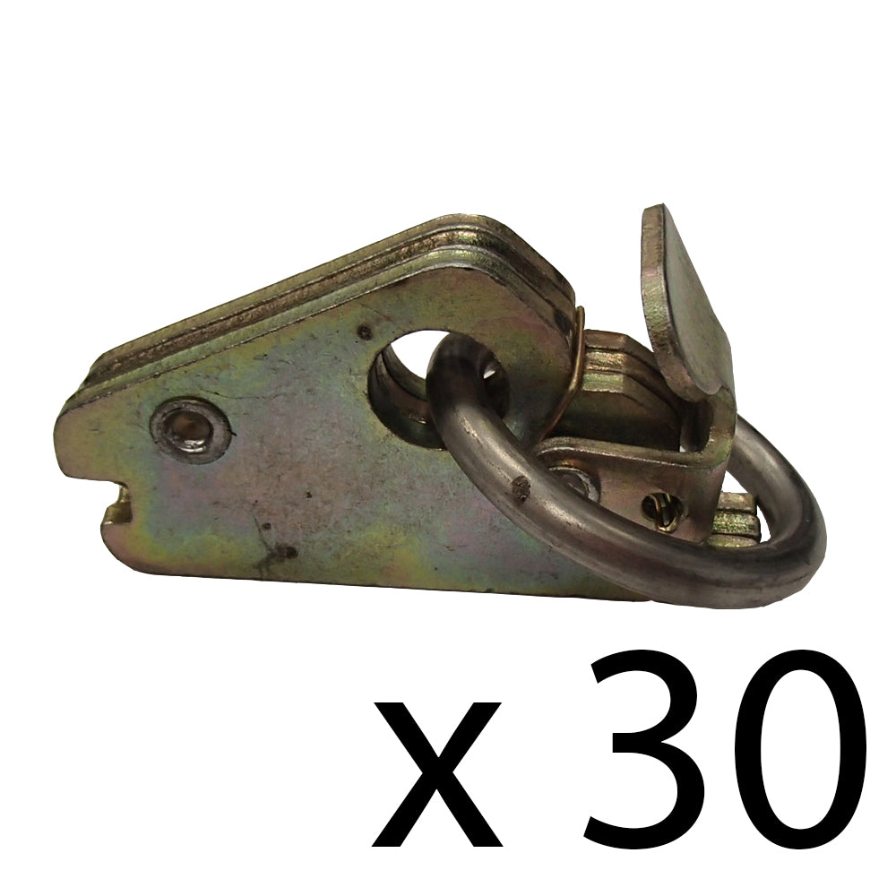 30 E Track O Ring Fitting f Enclosed Trailer Toy Hauler Van Truck Cargo Tie Down