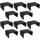UH807000 Ten (10) Weld-On Stake Pockets (3" Tall x 1-5/8" Deep x 3.5" ID Width)