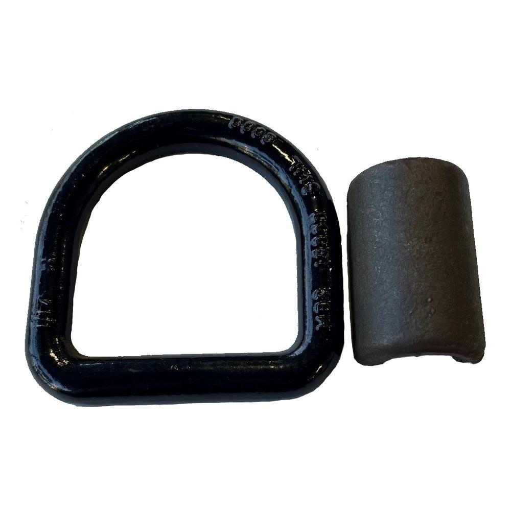 5/8" Forged Heavy Duty Lashing Tie Down D-Ring With Weld On Clip