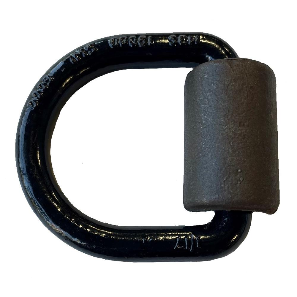 5/8" Forged Heavy Duty Lashing Tie Down D-Ring With Weld On Clip
