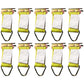 10pk Track Rope Tie-Offs, Removable Cargo Tie-Down Tieoffs