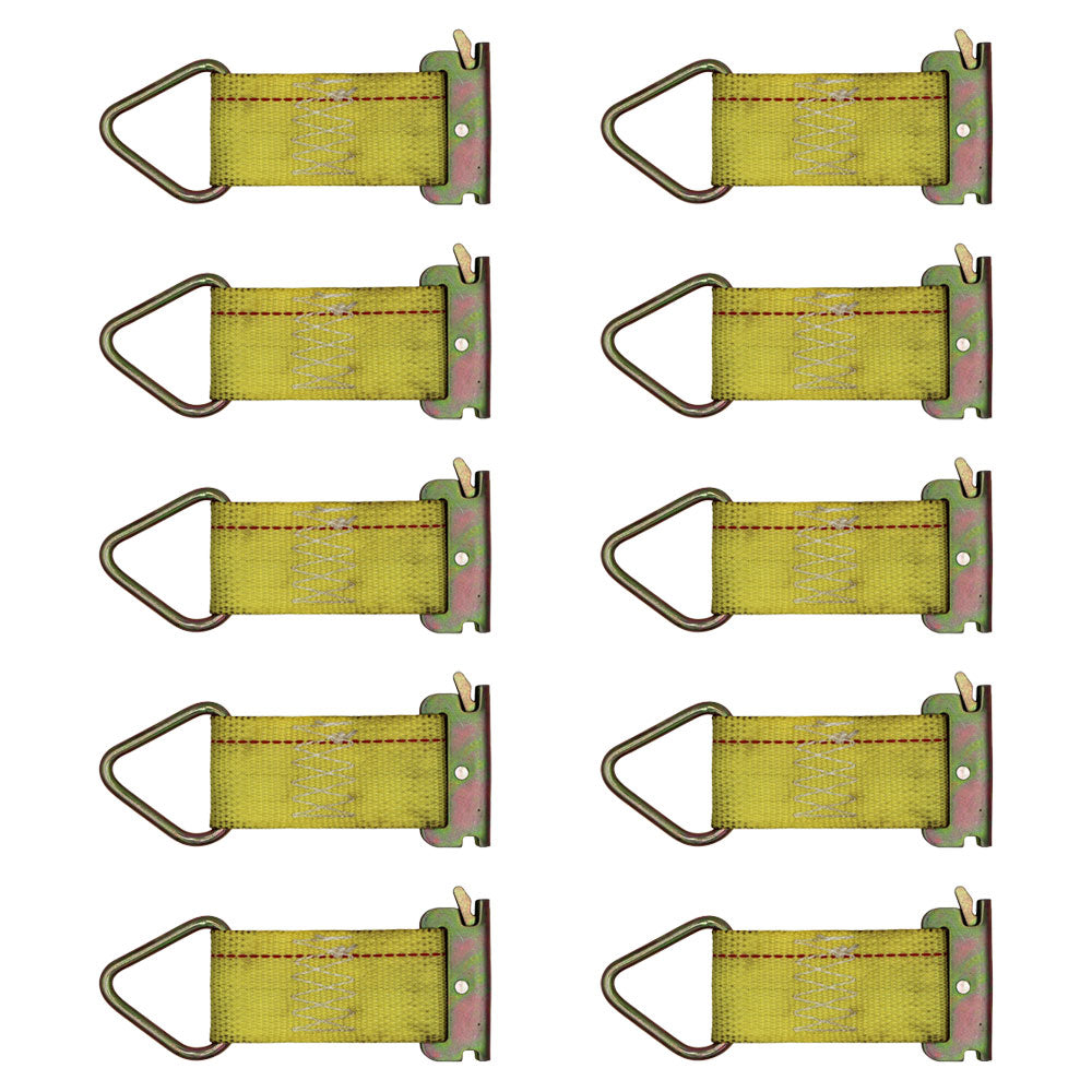 10pk Track Rope Tie-Offs, Removable Cargo Tie-Down Tieoffs