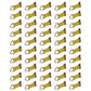 50x Lot E-Track Clip D-Ring Rope Cargo Tie-Down Trailer Semi Tie-Off Strap