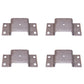 4 PC Bolt On Stake Pockets Truck Trailer 1/8" Steel Pocket Size 3 X 1-1/2
