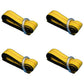 Qty 4: Heavy Duty Lasso/Wheel Lift Straps  (Yellow)  Fits Universal Products