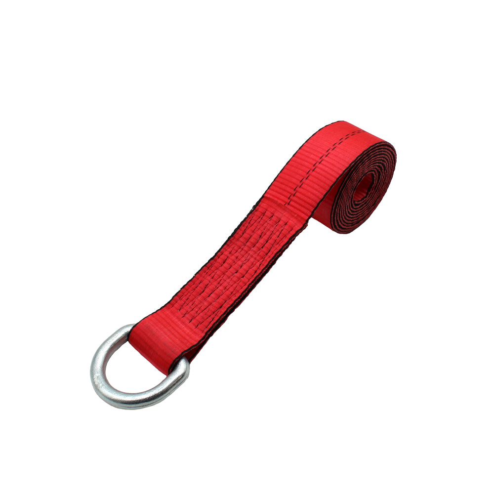 (1) New Red Heavy Duty Tie Down Strap Replacement S2608CDR