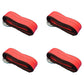 (4) Car Hauler Lasso Wheel Tie Down Straps 12' w/ D-Ring for Tow Dolly Tow Truck