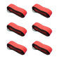 Qty 6: Heavy Duty Lasso/Wheel Lift Straps (Red) Fits Universal Replaces N/A