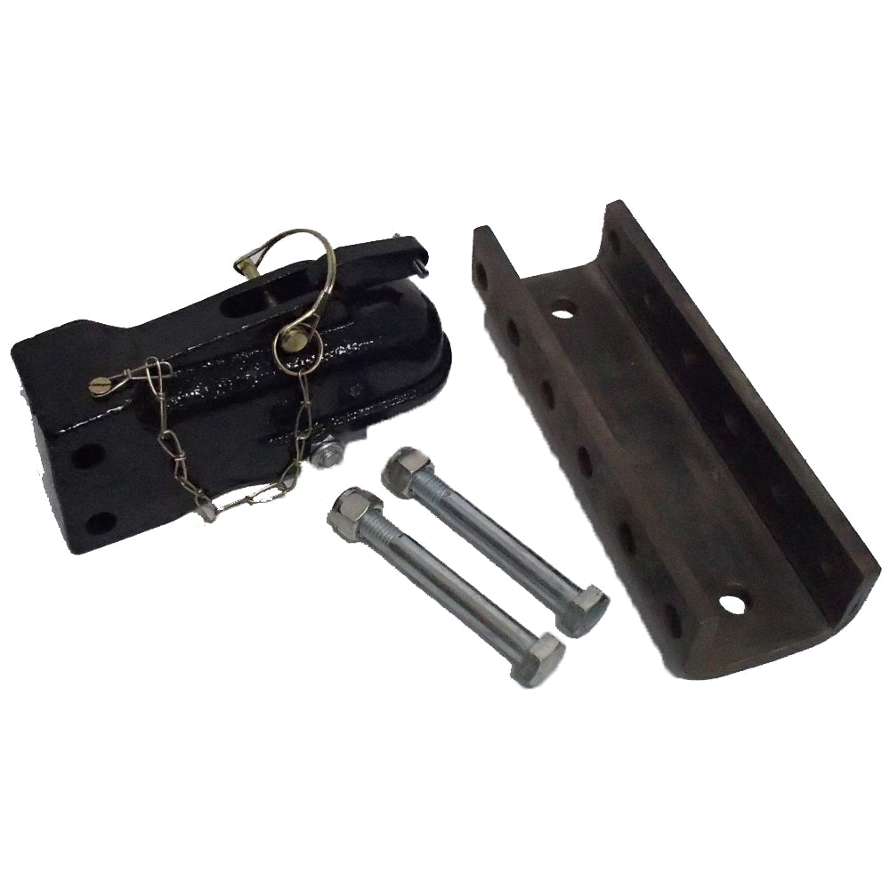Trailer 15,000 lb 2-5/16" Black Powder Coated Adjustable Tongue Coupler Hitch