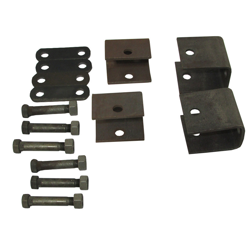 Leaf Spring Hanger Kit for Double Eye Springs Trailer Single Axle 3500lb