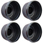 Qty 4: Grease Cap with Rubber Plug Fits Internal Use Replaces FRA80-0058