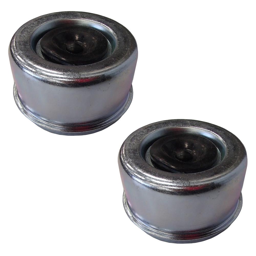 Qty 2: Grease Cap with Rubber Plug Fits Universal Products Replaces 21-43-1