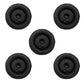 (5) New Black Rubber Grease Plug Hub Dust Caps Fits AL-KO Trailer Camper RV Axle