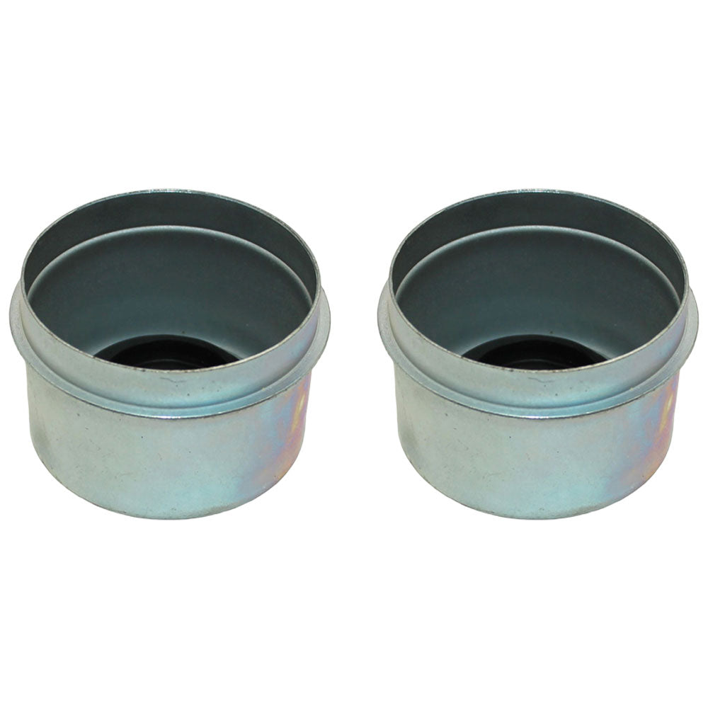 Two Dust Grease Cap Cover For 1.98" Trailer Hubs Axles