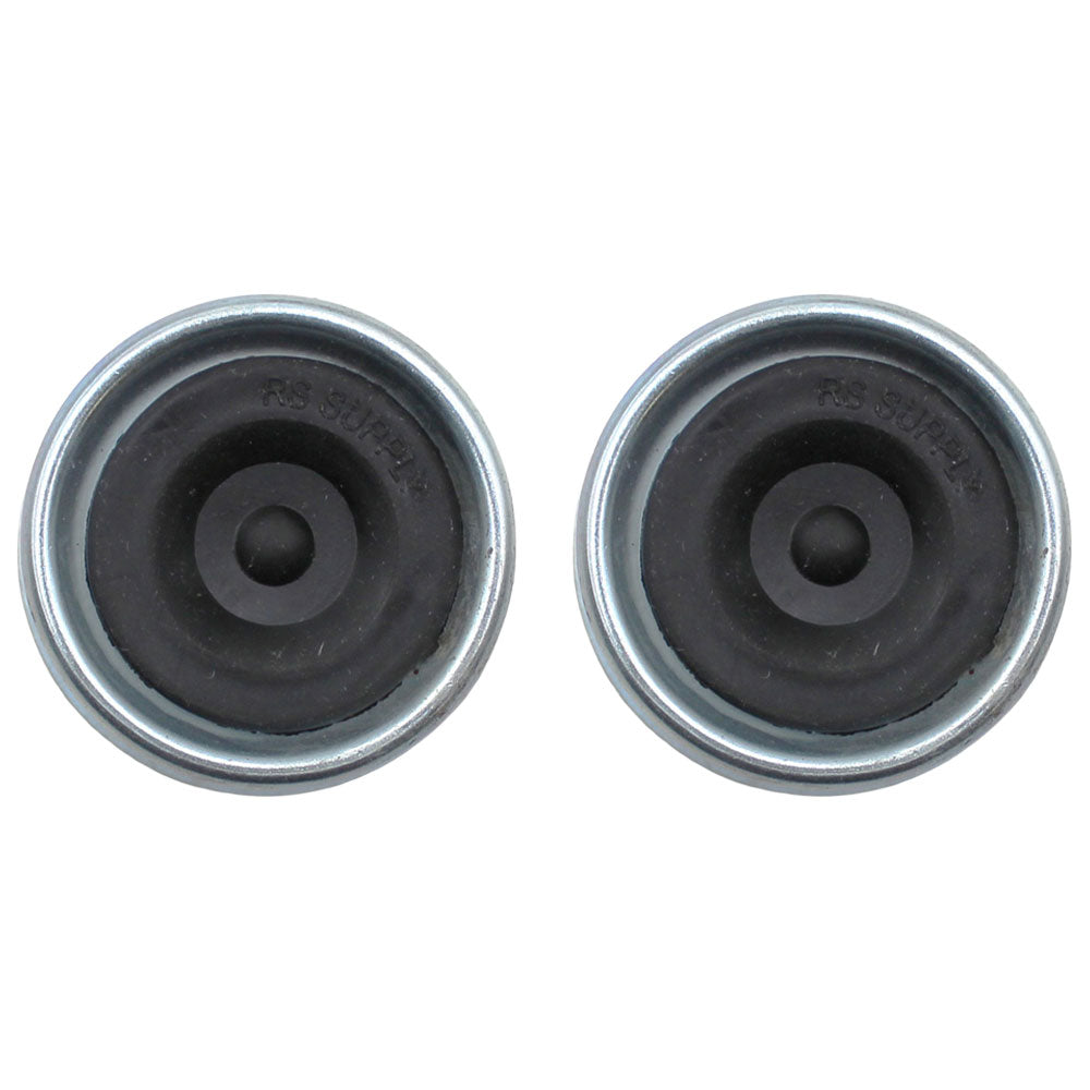 (2) Trailer 1.98" Inch Grease Cover Dust Cap 2k 3.5k 3,500 lb Axle Hub