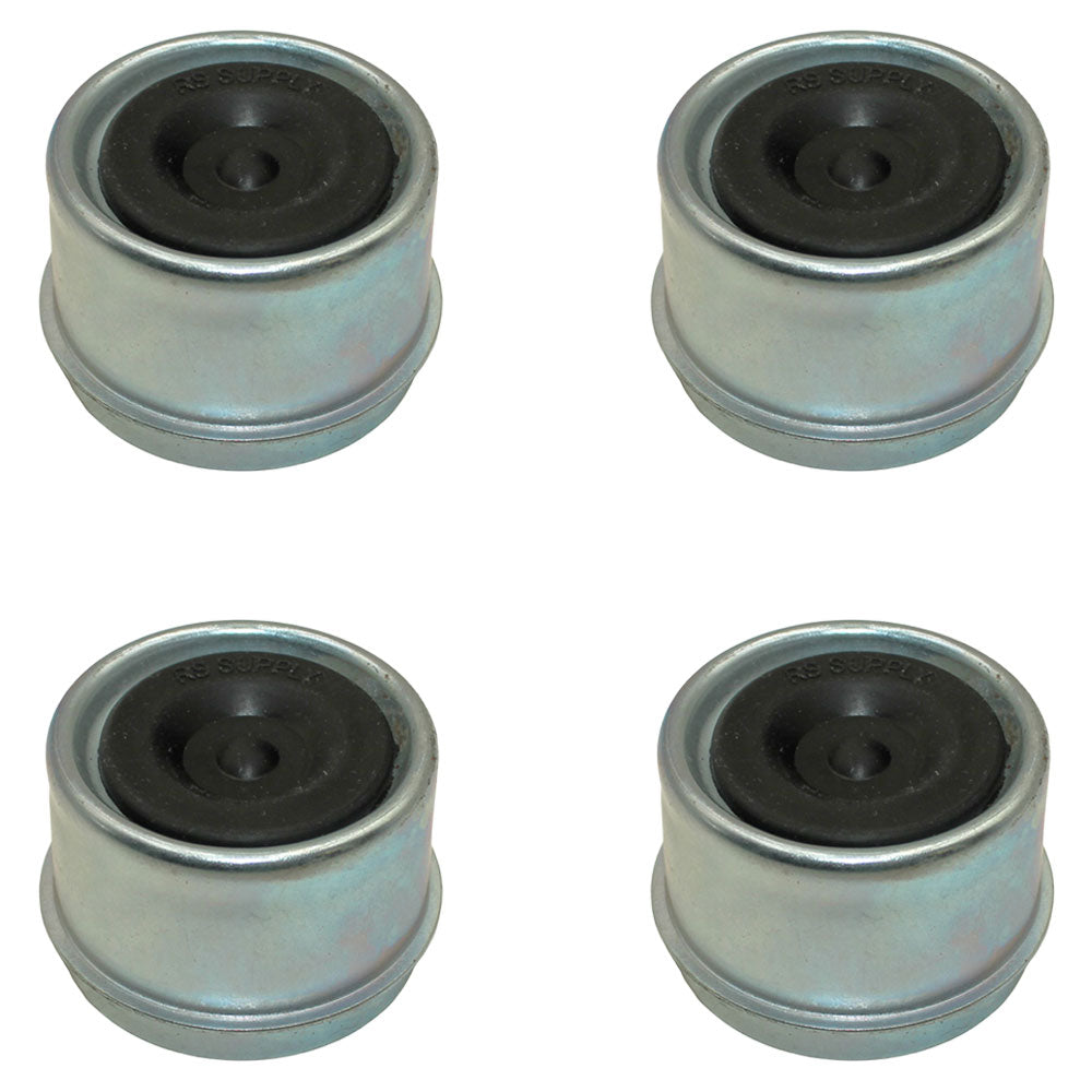 (Qty 4) 1.98" Dust Cap Grease Cover Dexter Alko Trailer Camper RV Axle Hub DC200