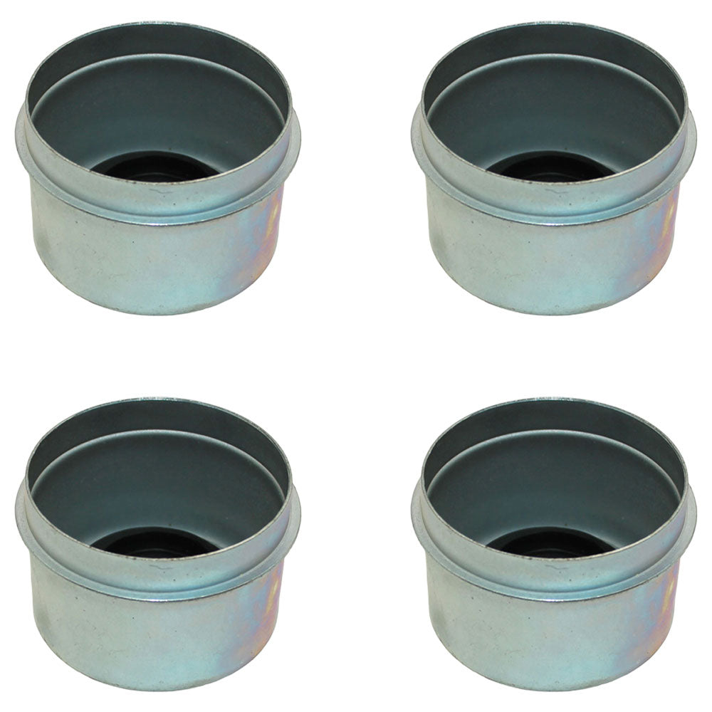 (Qty 4) 1.98" Dust Cap Grease Cover Dexter Alko Trailer Camper RV Axle Hub DC200